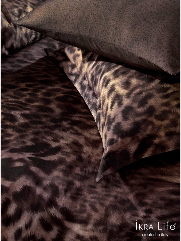 Ikra life Leopard Tencel Постельное белье двуспальный из Египетский хлопок